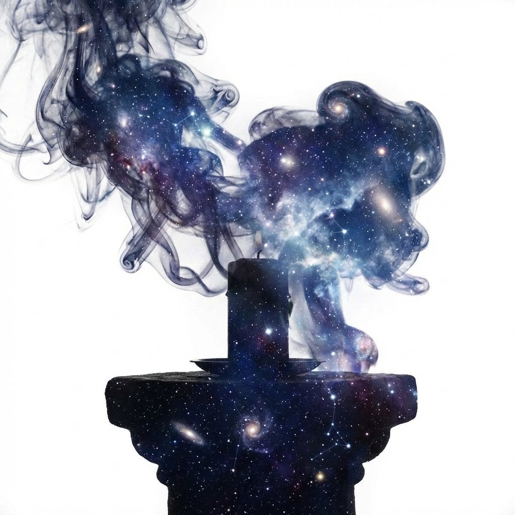 Detalle de Altar Sagrado con velas y energía mística - Alta Magia