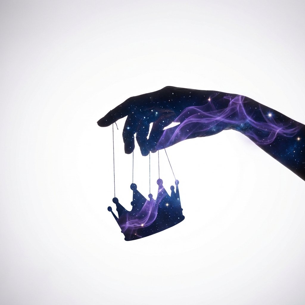 Mano controlando hilos del destino - Magia Vudú de Dominio Total