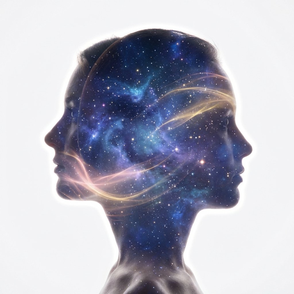 Rostros cercanos en armonía mística - Endulzamientos de amor efectivos